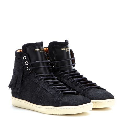 yves saint laurent high top sneakers|Saint Laurent sneakers women sale.